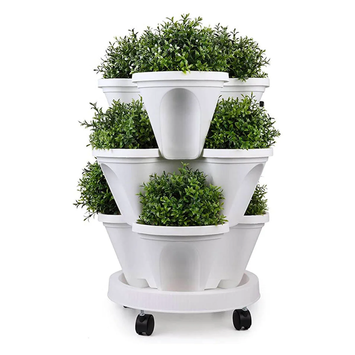 Space-Saving Stackable Plant Pots | Vertical Garden Planters